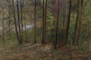 Forest Interior by Ludwig Skramstadt